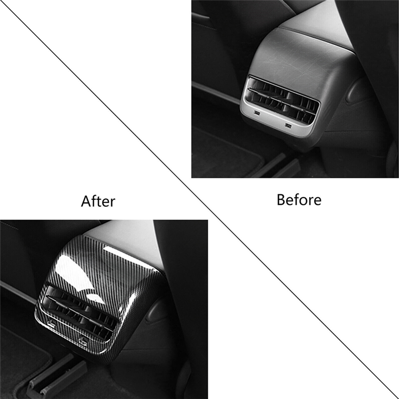 Penutup ventilasi knalpot belakang Interior mobil untuk/Y,