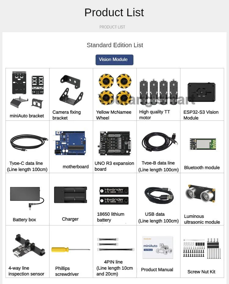 4WD Omnidirectionele Mecanum Robot Auto met Klauw AI Visuele Erkenning Tracking Voor Arduino DIY Kit voor UNO Programmeerbare Robot