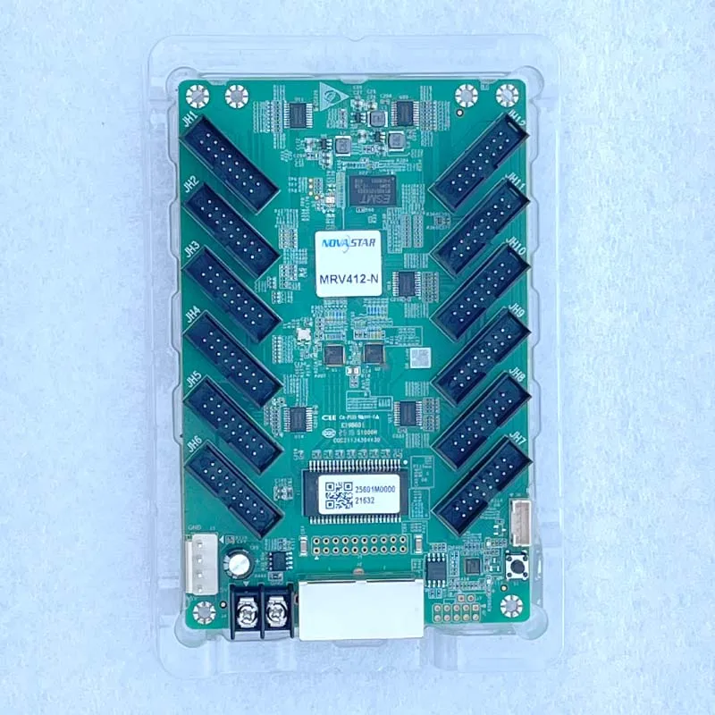 Novastar MRV412-N Receiving Card LED Video Wall Controller LED Display Screen RGB Matrix HBU75 Full Color Module Control card