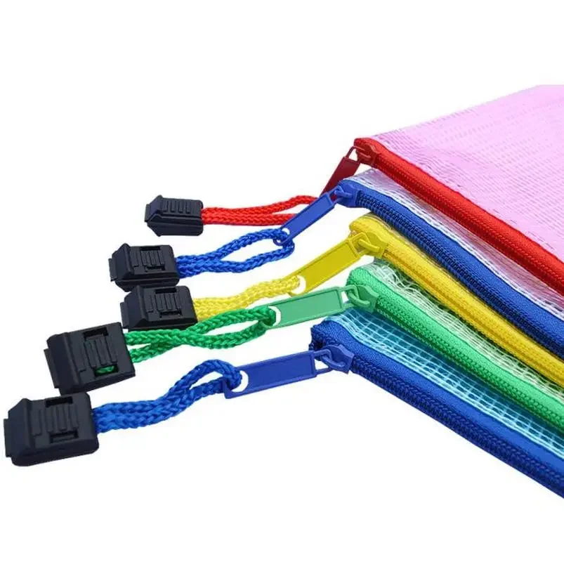 1 Máy Tính Chống Thấm Nước Túi Zip A3 A4 A5 A6 Trong Suốt Túi Đựng Tài Liệu Bút Hồ Sơ Sản Phẩm Túi Thư Mục Văn Phòng Học Cung Cấp