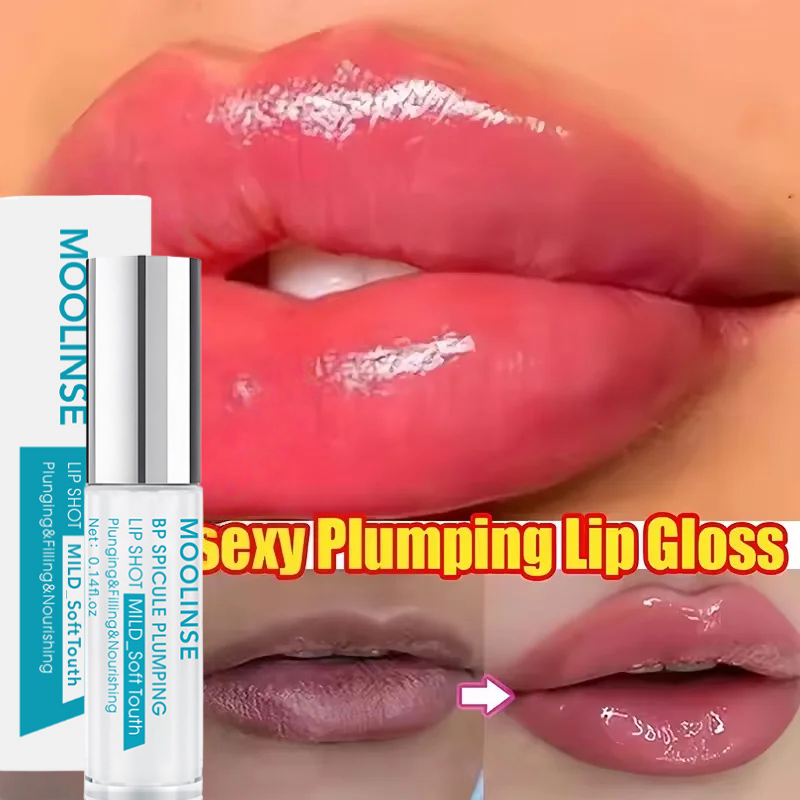 BP Spicule-tajo de labios regordete, volumen al instante, aumenta la elasticidad de los labios, hidrata de larga duración, brillo de labios regordete, maquillaje de belleza Sexy