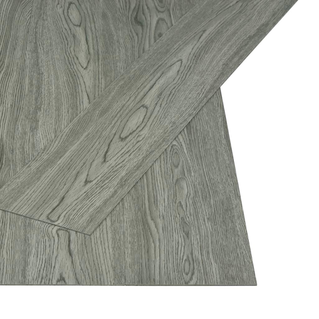 Self-Adhesive PVC Flooring Planks - 4.46 m² - 3mm Thickness - Stylish Grey for Easy Installation