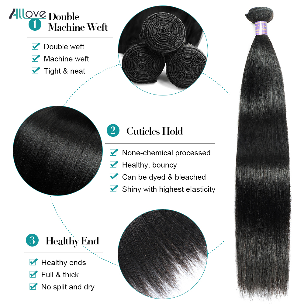 Light Yakiตรงผมมนุษย์ธรรมชาติสีบราซิลผมรวมกลุ่ม 1 3 4 PCS Remy Human Hair Extensions 100 กรัม/ชิ้น