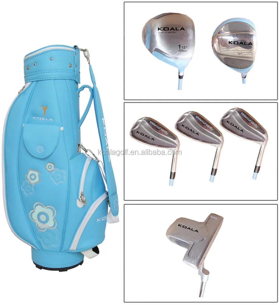 女性、コアラ、右利き、顧客のブランド、OEM、95063100のためのカスタマイズされた完全なゴルフクラブセット