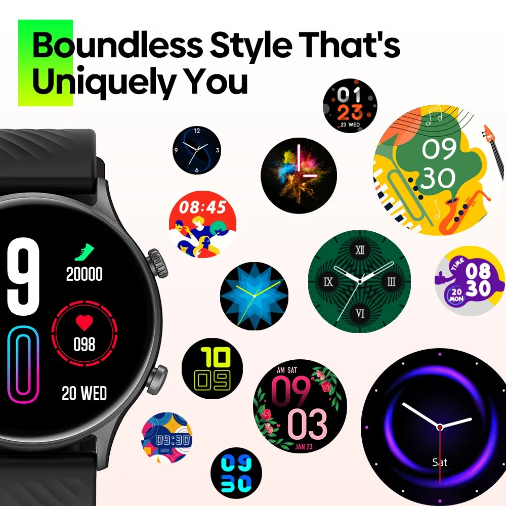 Zeblaze-スマートウォッチBalk 2 Lite,音声通話,大,1.39インチ,唇の表示,100以上のスポーツモード,24時間の健康モニター,新しい2022