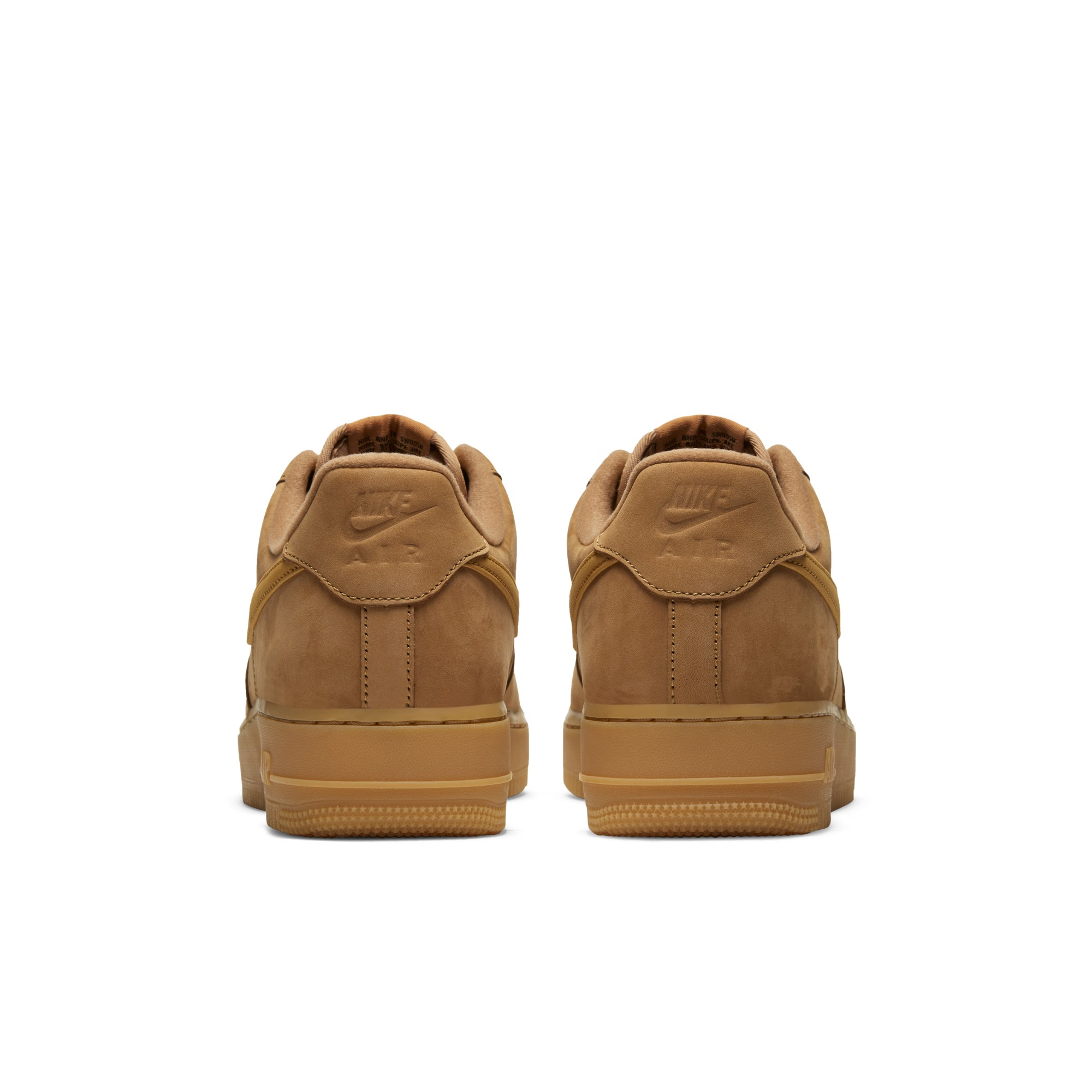 Air Force 1 Nike Color trigo Air Force One Hombres y mujeres Zapatillas de deporte versátiles de corte bajo, zapatos de tabla antideslizantes y duraderos