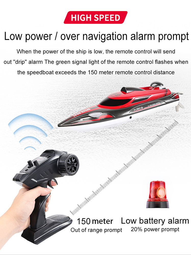 Novo barco rc 808, 2.4ghz, 25 km/h, alta velocidade, controle remoto, navio de corrida, barco de velocidade da água, modelo infantil, brinquedos, presentes de feriado, multiplay