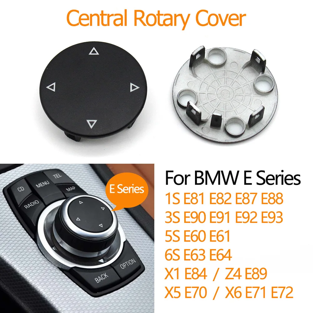 Interior Car CIC IDrive Multi Media Knob Menu Buttons Replacement For BMW E60 E61 E63 E64 E81 E82 E87 E88 E89 E90 E92 E70 E71