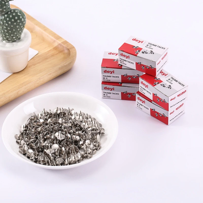 80/240pcs 10mm โลหะ PUSH PIN ชุบนิกเกิล Strong Fixing เล็บไม้แผง Wall PUSH Pins เครื่องเขียนและอุปกรณ์สํานักงาน