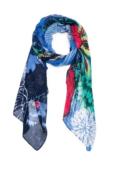 Commerce extérieur original unique espagnol nouvelle couleur imprimée riche mode châle écharpe