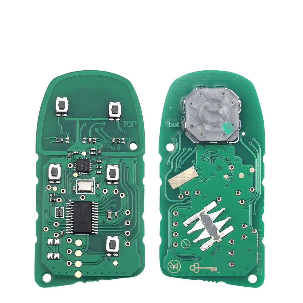KEYYOU Ersatz-5-Tasten-Smart-Remote-Key M3N 40821302   Fob 433 MHz für Jeep Grand Cherokee 2013–2018 Dodge Journey Challenge