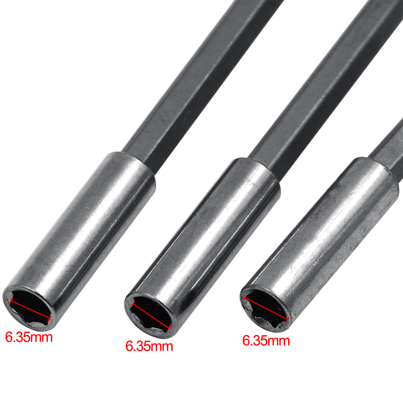 SenNan 1/4" Hex Shank Quick Release Electric Drill Extension Rod Magnetic Screwdriver Bit Holder 60mm 100mm 150mm Power Tools