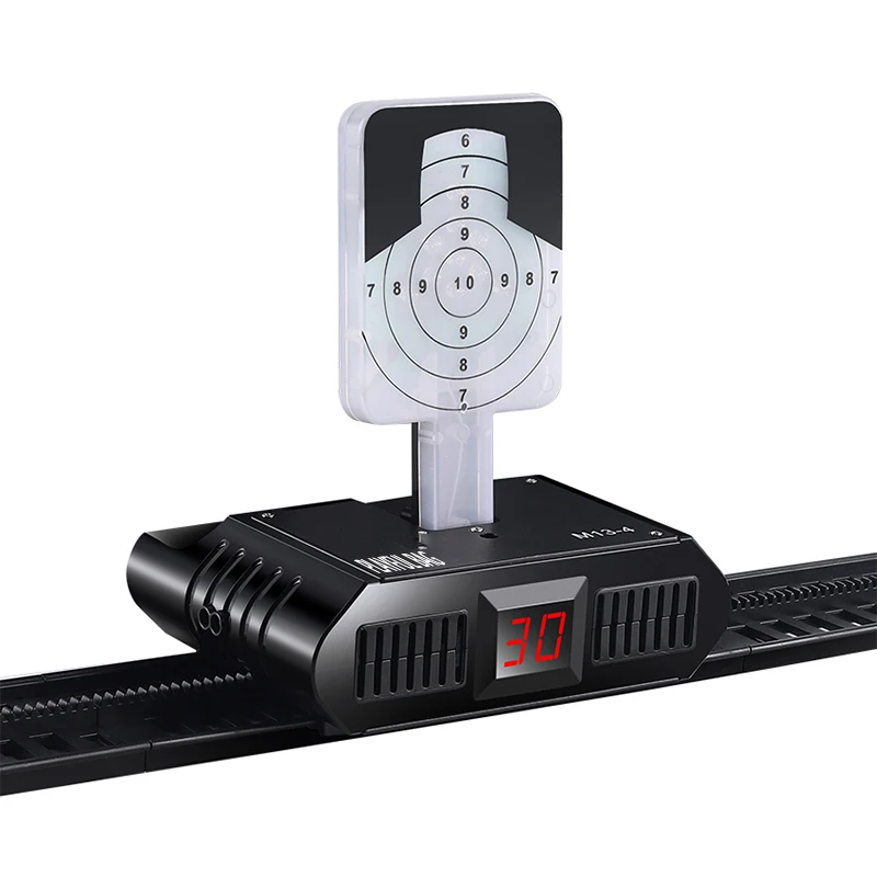 2025 อัพเกรดใหม่อัตโนมัติเต็มรูปแบบ multi-function เสียงเพลง scorer อัตโนมัติรีเซ็ตอัตโนมัติเป้าหมายเลเซอร์ของเล่นปืนยิงเป้าหมาย