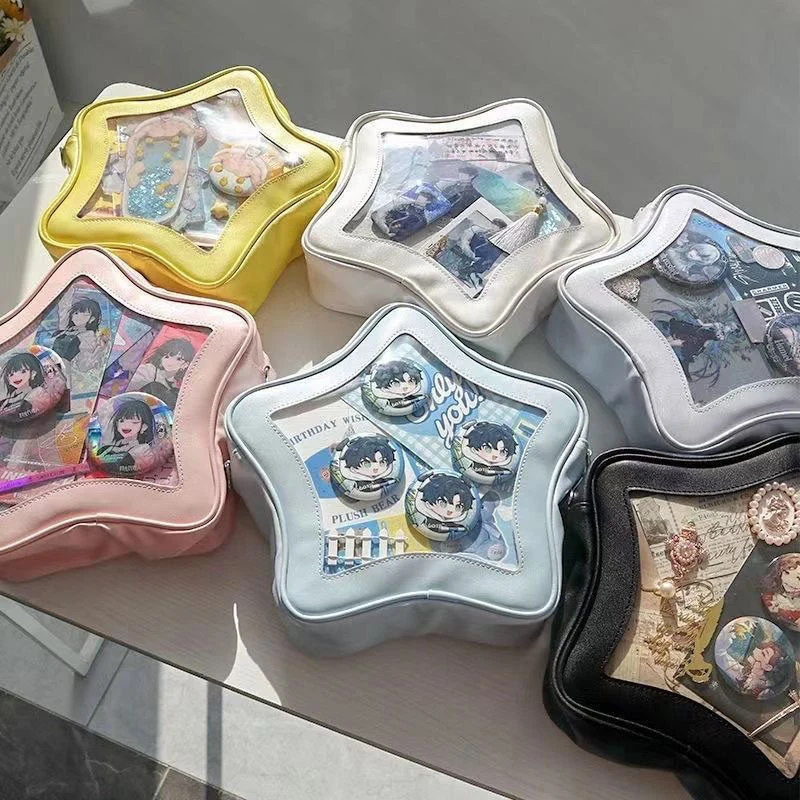 Original süße Kawaii Ita Tasche Anime fünfzackigen Stern zweidimensionale Umhängetasche Street Fashion Ulzzang Umhängetasche