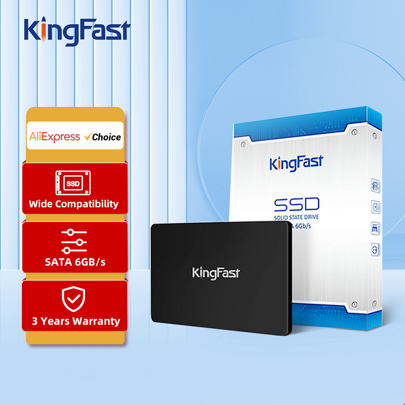 Kingfast ssd 1tb 512gb 480gb 256gb 240gb 128gb 120gb 2.5 sata 3 unidade de estado sólido hd disco rígido interno para computador portátil desktop
