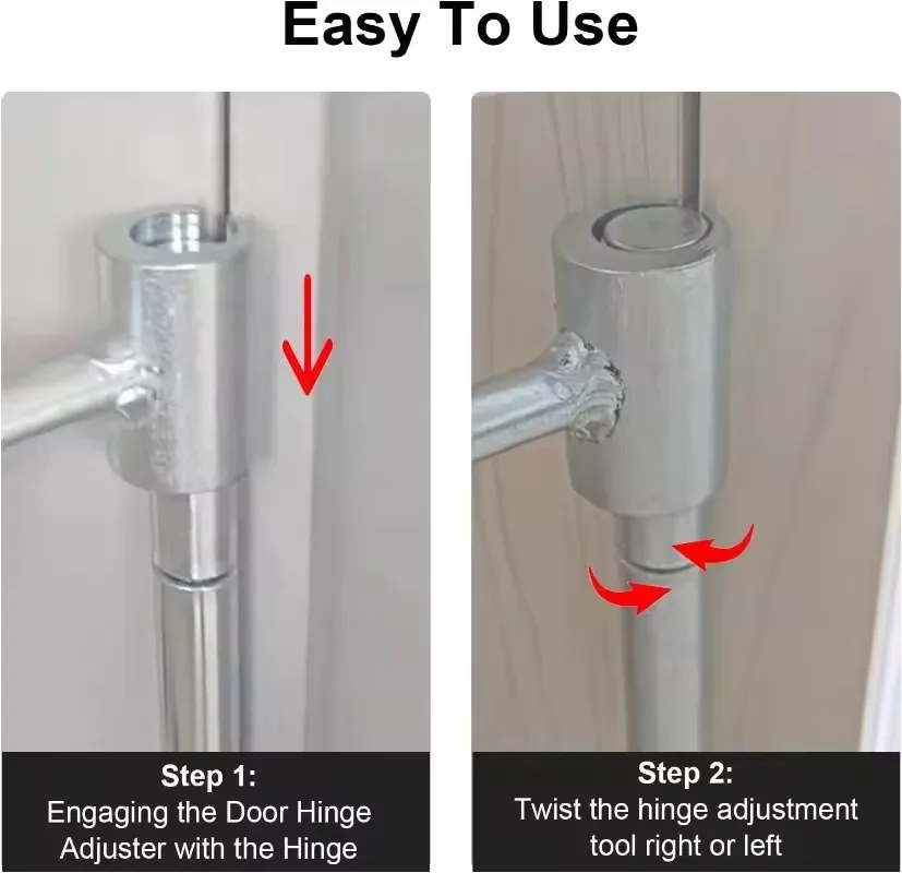 Double Head Hinge Gaps Adjusting Wrench Door Hinge Repair Spanner Labor-Saving Wrenches for Home Hinge Gaps Repair Hand Tools