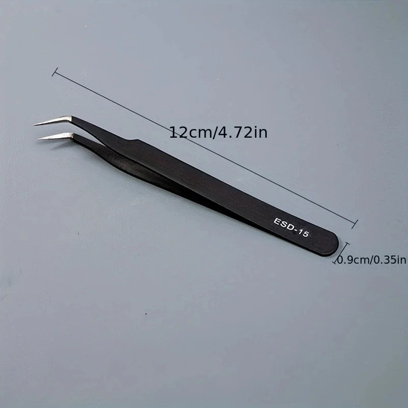 Stainless Steel Curved Straight Eyebrow False Eyelash Tweezers Nail Art Extension Makeup Tool Eeyelashes Tweezers