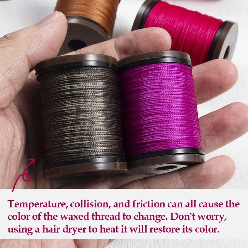 0.4/0.5/0.6Mm Vòng Sáp Chủ Đề Cho Da Thủ Công MaY Tự Làm Trang Sức Handmade Đầm Polyester Dây Sáp bọc Sợi Dây