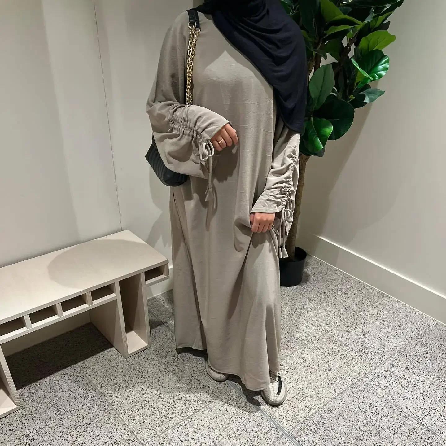 Femme Musulmane Vestidos Eid Ramadán Djellaba mujeres Maxi vestido mujeres Abaya Dubai Turquía Kaftan Kebaya Islam Jalabiya bata caftán