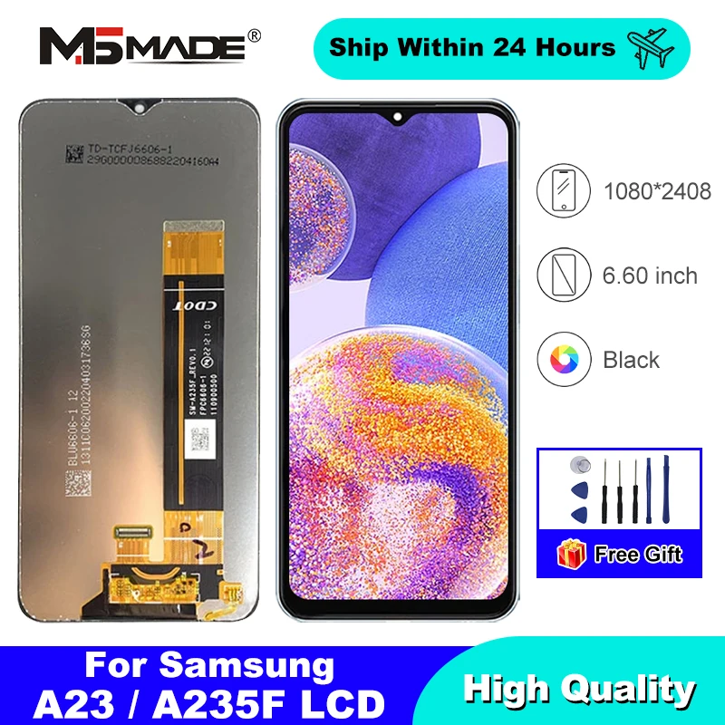 6.6'' For Samsung Galaxy A23 4G Display SM-A235F SM-A235F/DS LCD Touch Screen Digitizer Assembly For Samsung SM-A235M A235 LCD