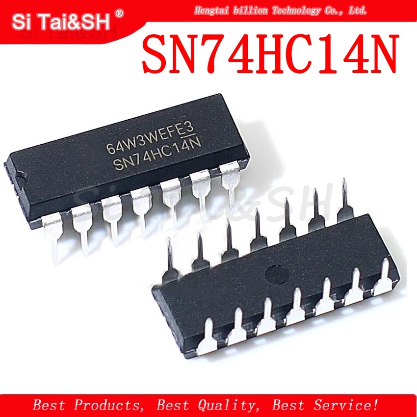 10 Uds SN74HC14N SN74HC14 74HC14N 74HC14 carcasa impermeable