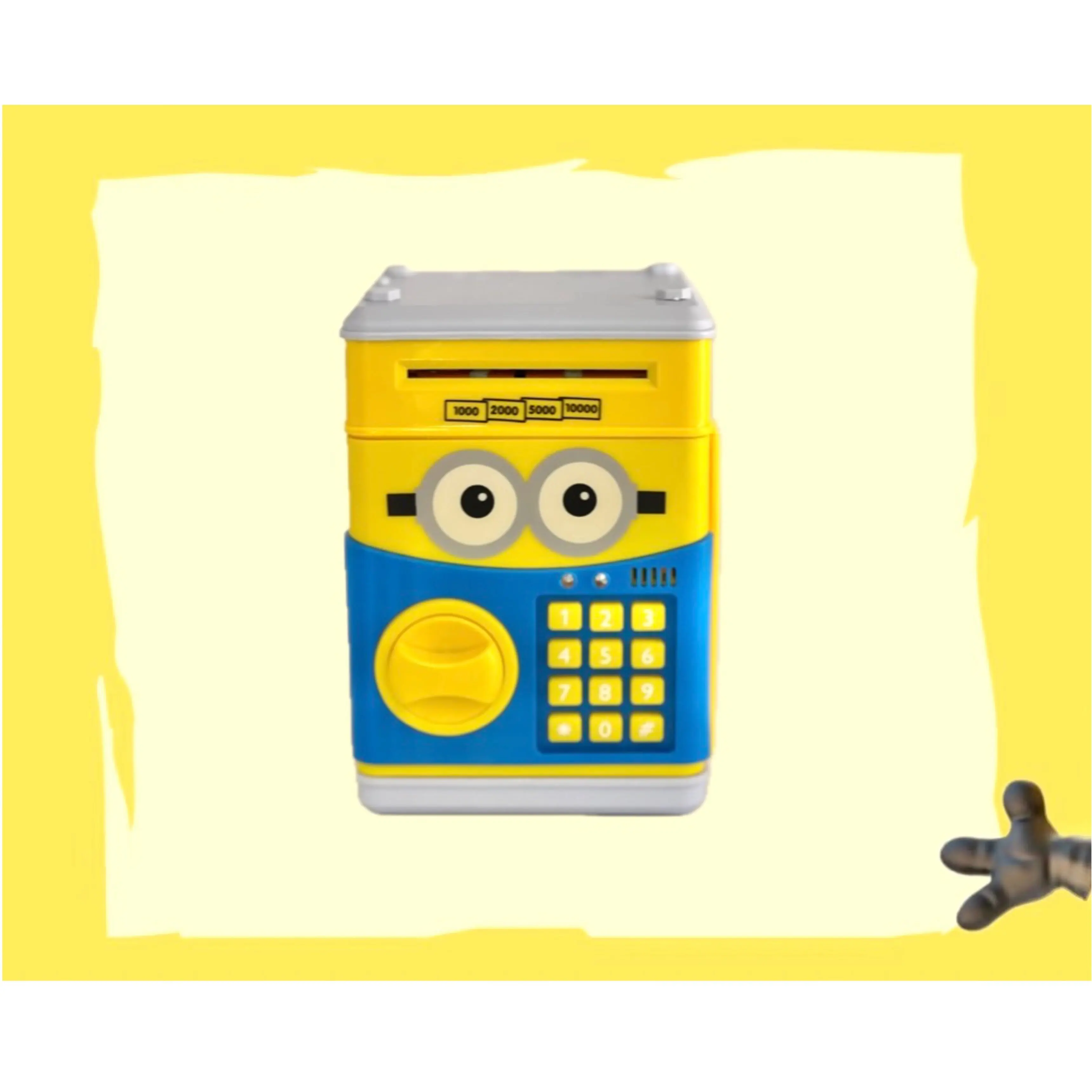Kids ATM Safe Deposit Box Small Kids Gift Mini Piggy Bank Children safe box Coin Deposit Bank Anti-theft safebox toy