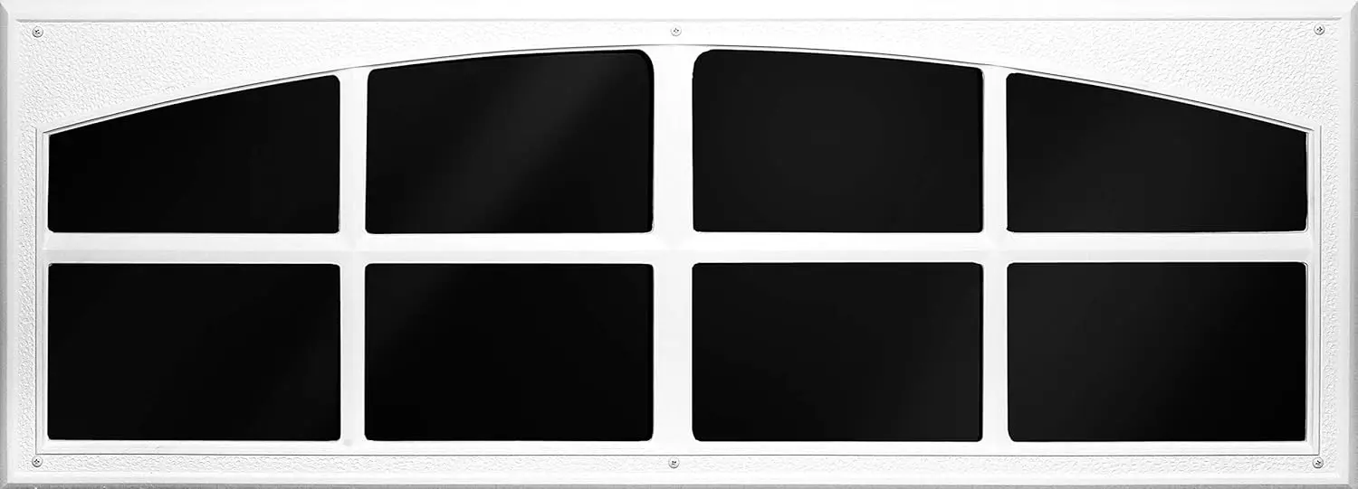 Simulated Garage Door Window Kit - Easy-Install Faux Garage Windows for Two Car Garage