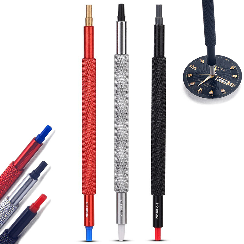 3 buah Kit Set pas Pusher Hand presser untuk jam tangan pembuat perbaikan Pusser perlengkapan reparasi Aksesori alat perbaikan