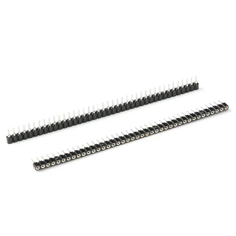 10 ชิ้น/ล็อต 40P หญิง 1x40 Pin 2.54 รอบหญิง Pin Header Connector 1*40 รูเดี่ยวแถวอินไลน์เข็มที่นั่งแถว