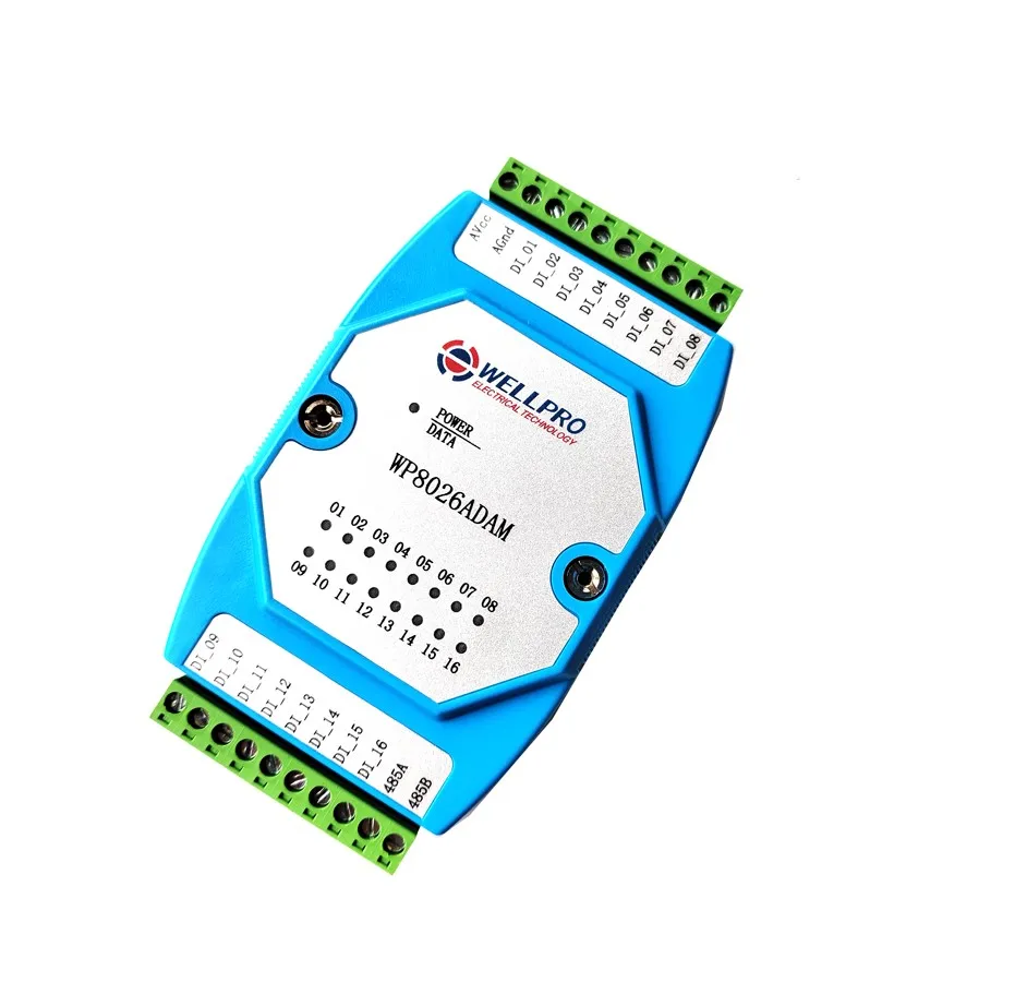 16 Digitale Ingang Module Schakelaar Module Geïsoleerde 16-Kanaals Di Modbus Communicatie WP8026ADAM