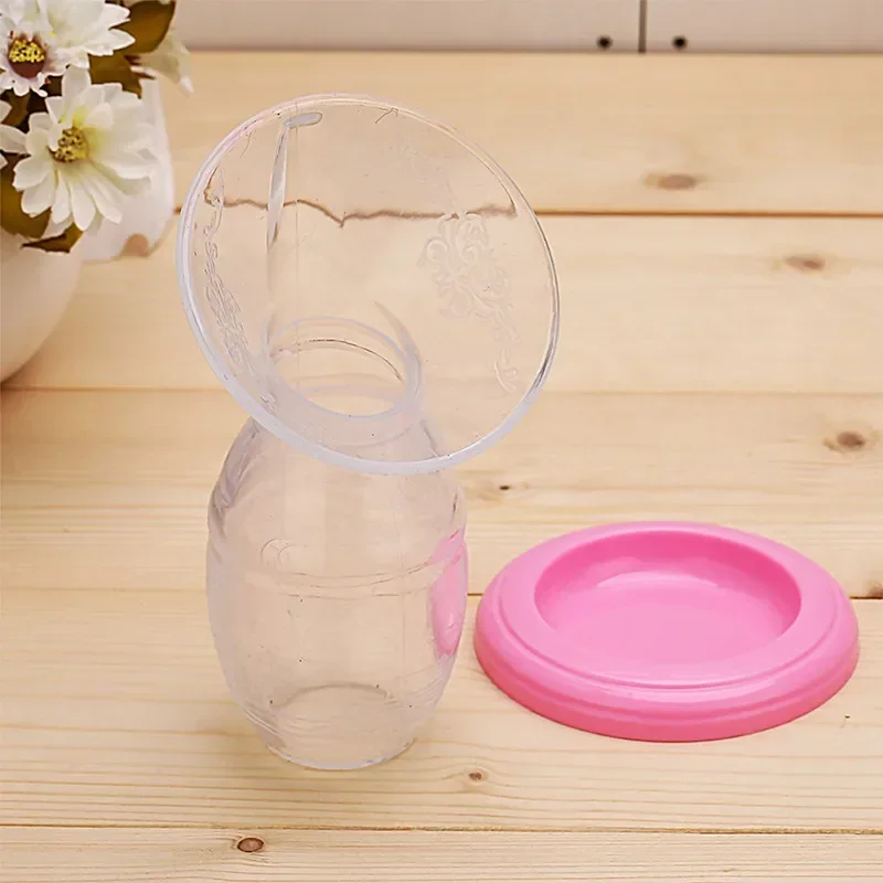 Bomba manual do peito para a alimentação do bebê, coletor do peito, correção automática, leite materno, bombas do silicone, produtos da maternidade