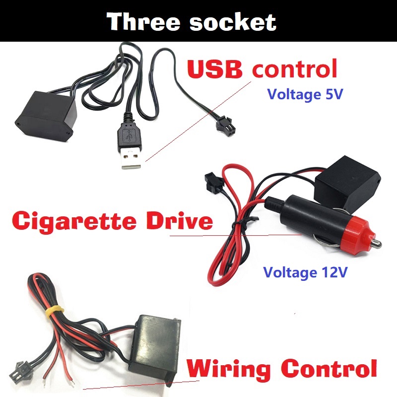 Ambiento de coche El cable LED USB Flexible neón luces interiores montaje RGB luz para decoración automotriz accesorios de iluminación