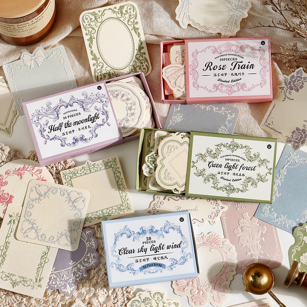 30 枚フレームワーク Posted it 付箋パッドメモ帳 Posits Papeleria ジャーナル学校文具事務用品