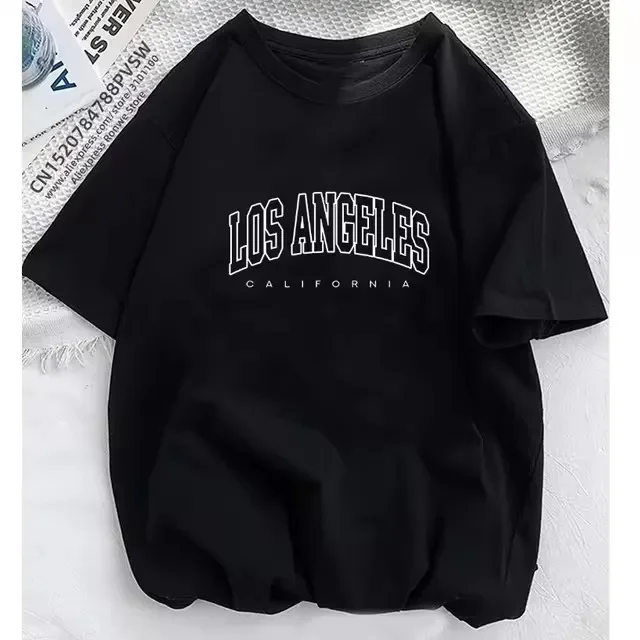 Maglietta Harajuku Maglietta divertente da donna con gatto Kawaii Maglietta casual da ragazza a maniche corte o collo per maglietta estiva con abbigliamento animale femminile