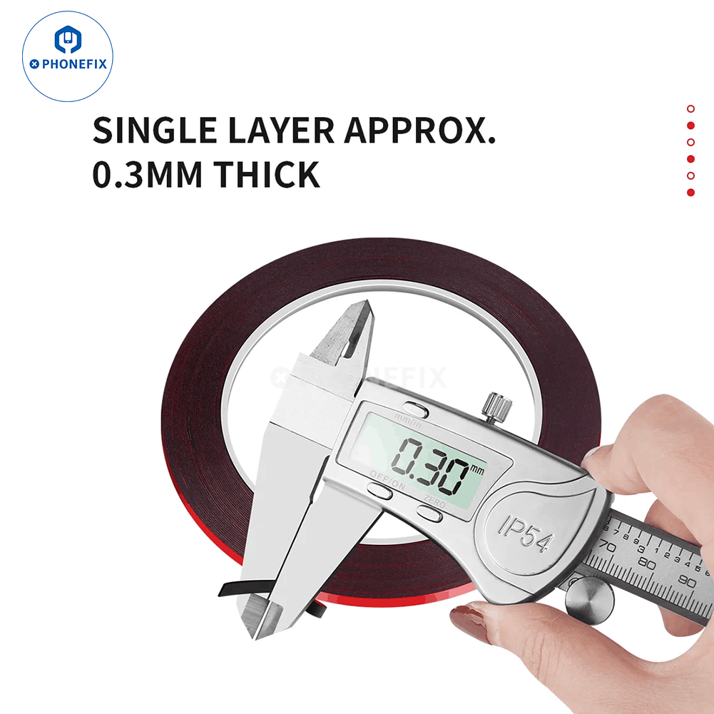10M Double Sided Tape Strong Permanent Viscosity Waterproof Heat-resistant Acrylic Foam for Phone Battary Screen LCD Repair Tool