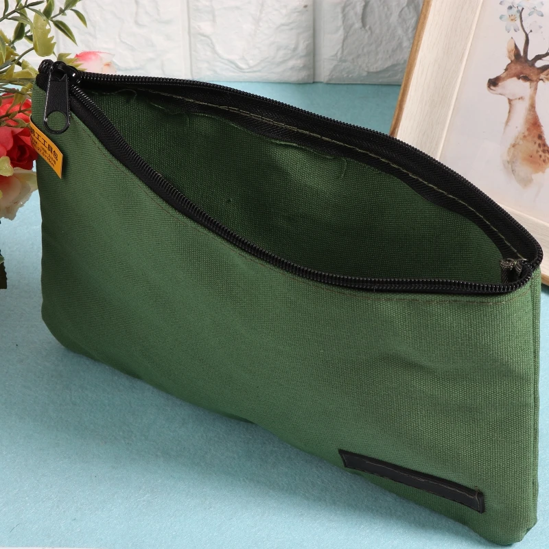 Túi đựng dụng cụ dung tích lớn Đa chức năng Túi đựng dụng cụ cầm tay bằng vải Canvas Túi đựng KXRE