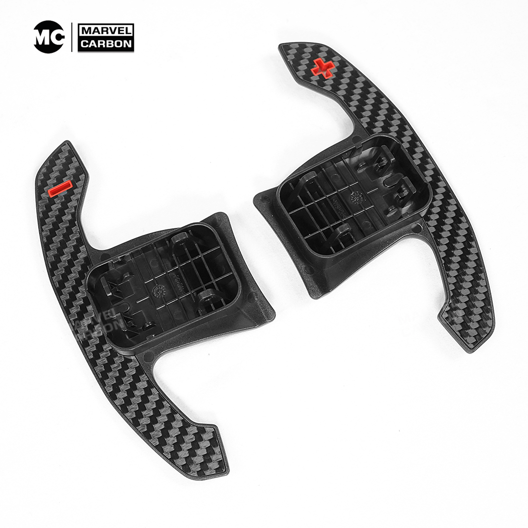 Compatible For BMW 1-4 Series F80 F22 F23 F45 F46 F30 Steering Wheel Carbon Fiber Paddle Shifter Extensions