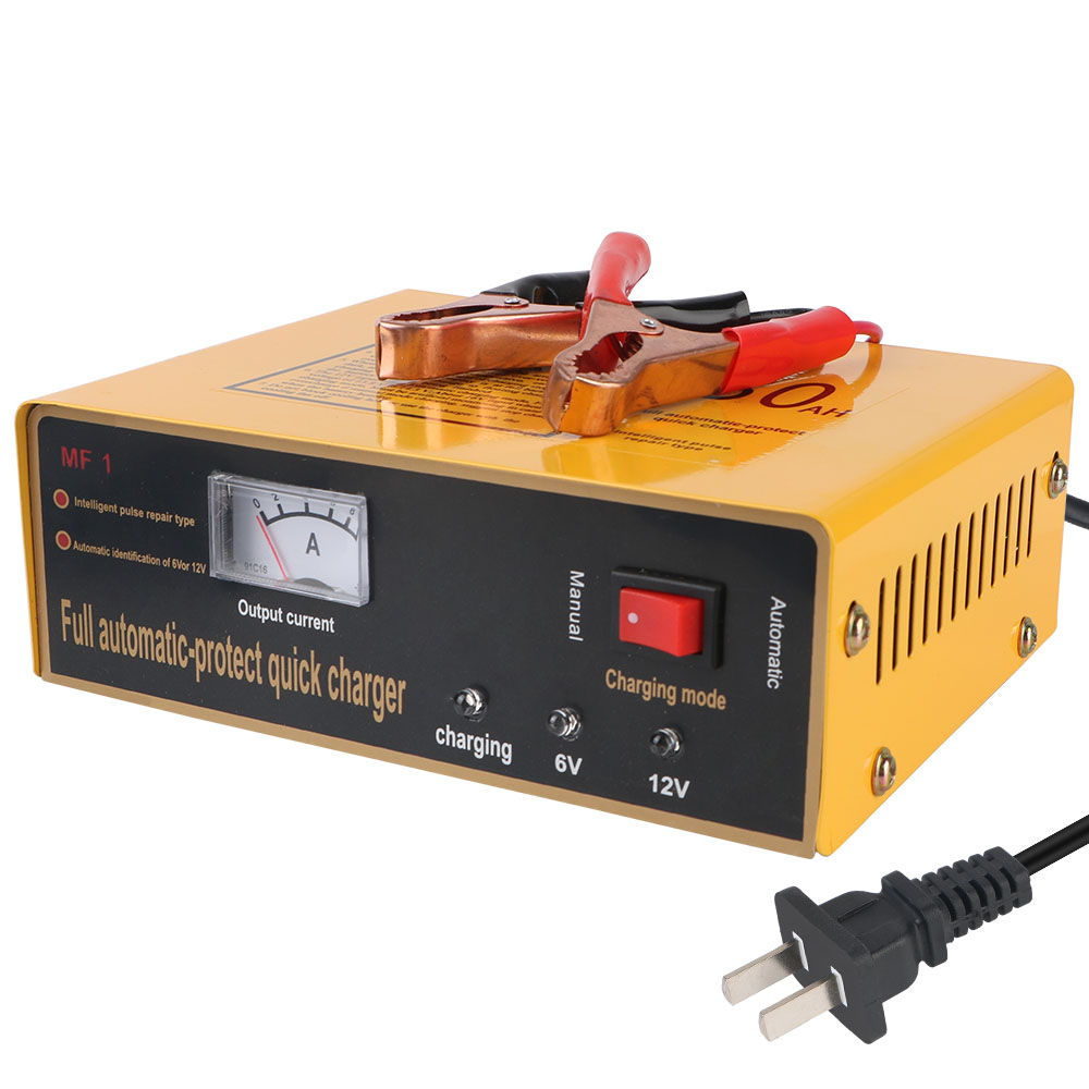 車のバッテリー充電器全自動 LCD ディスプレイ複数の保護修理車メンテナンス保護急速充電器 6 V/12 V 120 ワット