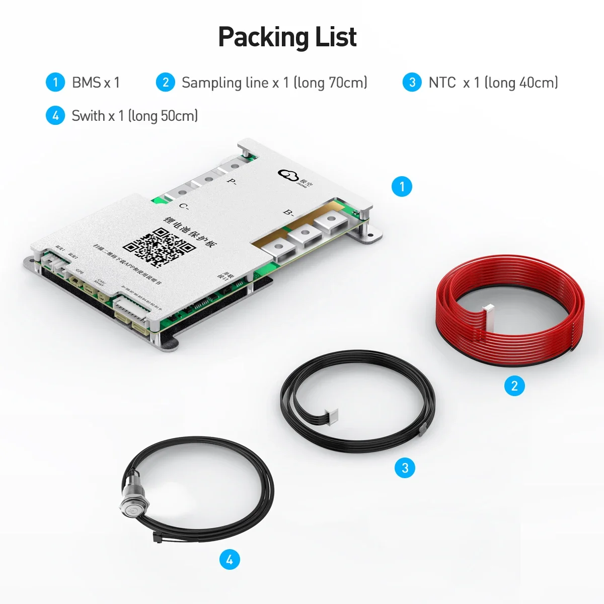 Jikong bms JK-B2A8S20P 4s 5s 6s 7s 8s 12v 24v 200a aktive intelligente Balance bms lifepo4 li-ion lto Batterie