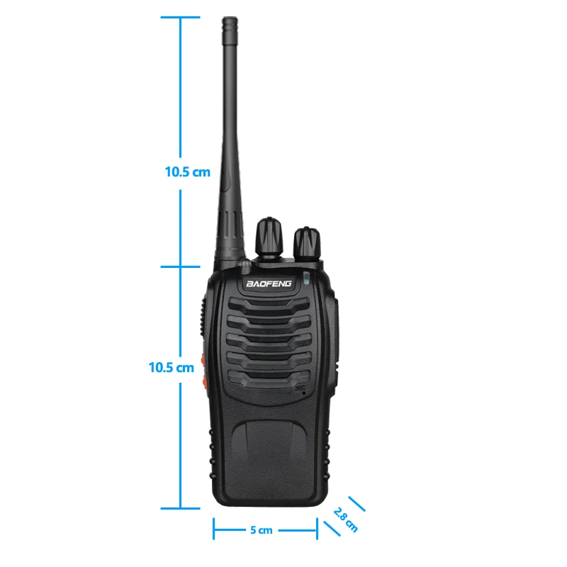 2Pcs BF888s Baofeng Walkie Talkie Long Range Transceiver BF-888S Portable Two Way Radio  BF 888S Amateur  Receiver Transmitter