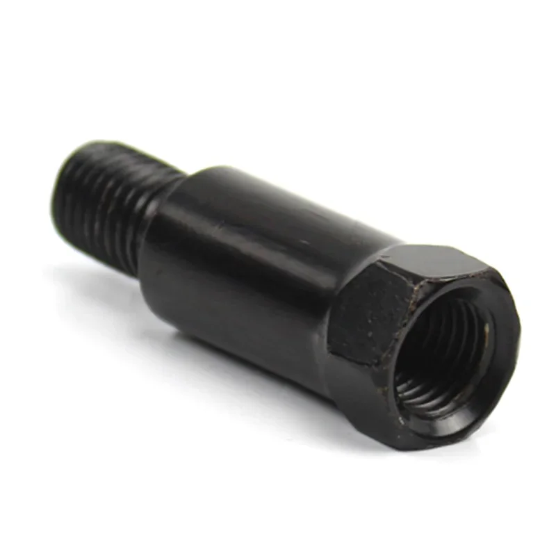 1 Pair Longer Black Silver Motorcycle Rear Mirror Adapters M8 8mm Clockwise Anti-clockwise Right Left Hand Thread Changing Screw