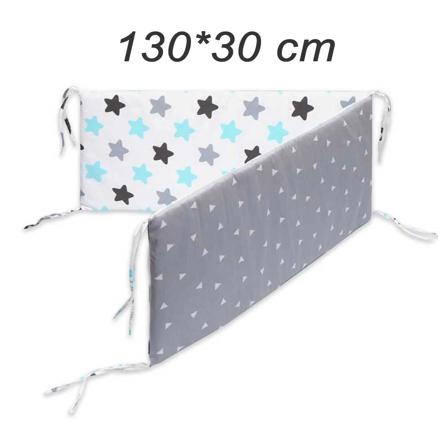 130*30 cm Paraurti per culla nel culla Set per neonati Protezione per lettino stampato in cotone per set per bambini Paraurti per culla Paraurti per neonato