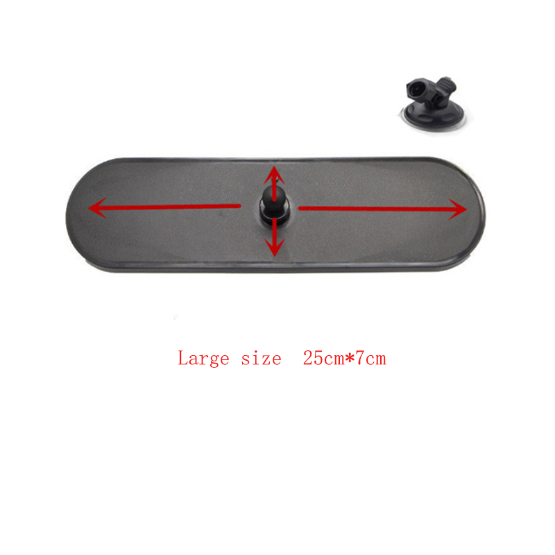 Espelho retrovisor interior do carro espelho retrovisor grande angular 360 °   Gire acessórios automotivos universais com ventosa ajustável