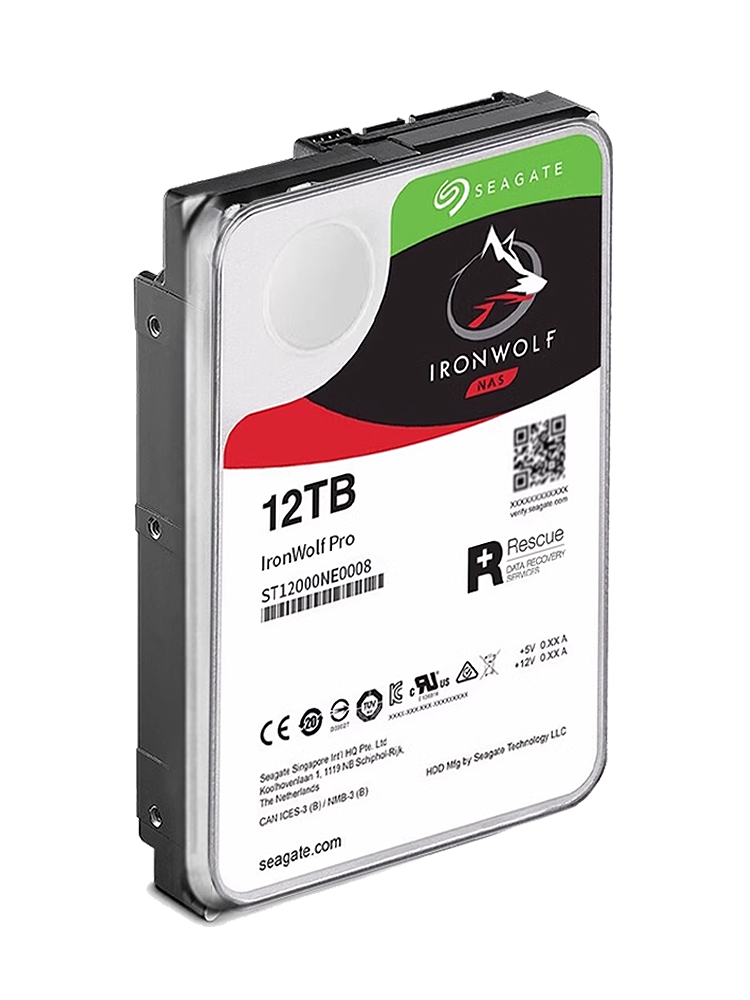 ST12000NE0008 НОВЫЙ ДЛЯ Seagate IronWolf Pro 12 ТБ, 7200 об/мин, SATA, 6 Гбит/с, 3,5 дюйма, NAS HDD