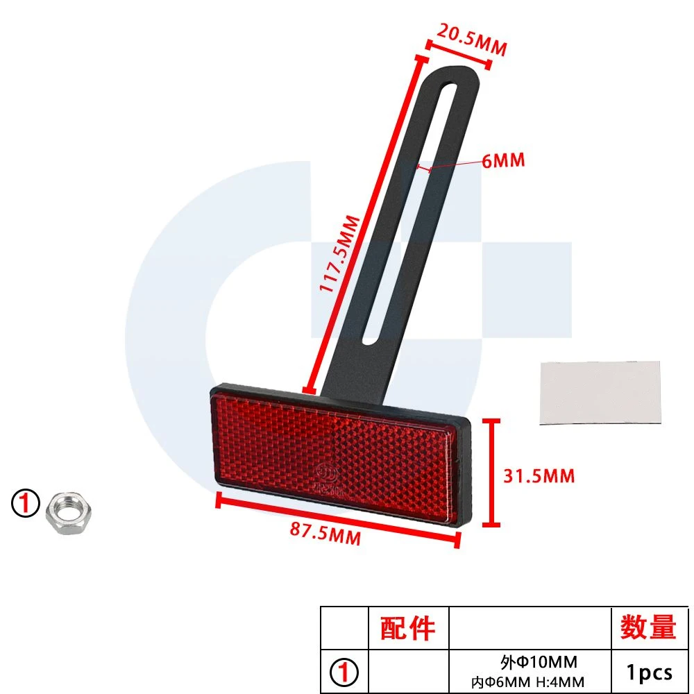 Para Honda CRF300L RALLY CRF300RX CRF300RL CRF300 CRF 300 L RL accesorios de motocicleta soporte para matrícula extender Reflector trasero