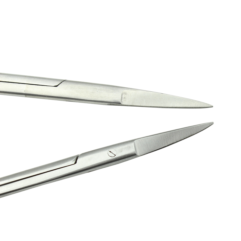 Forbici chirurgiche dentali mediche dritte e curve in acciaio inossidabile Forbici oftalmiche Pinze emostatiche in acciaio inossidabile