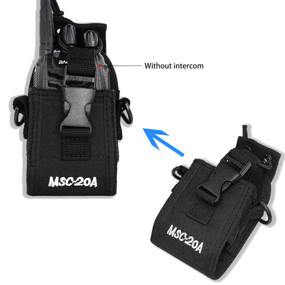 Baofeng-walkie-talkie用のナイロン生地バッグ,ストレージバッグ,ラップトップ用の保護ケース