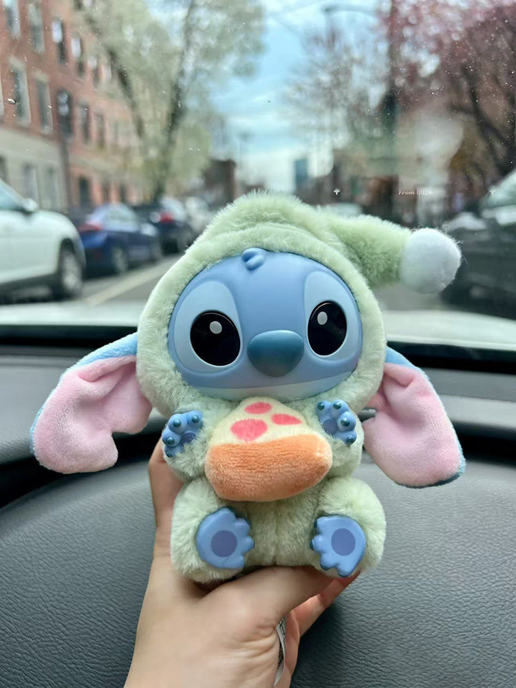 Figurka kolekcjonerska Stitch Eat When Sleepy Series Blind Box Vinyl Plush Doll Cute Snacking Pose Gift