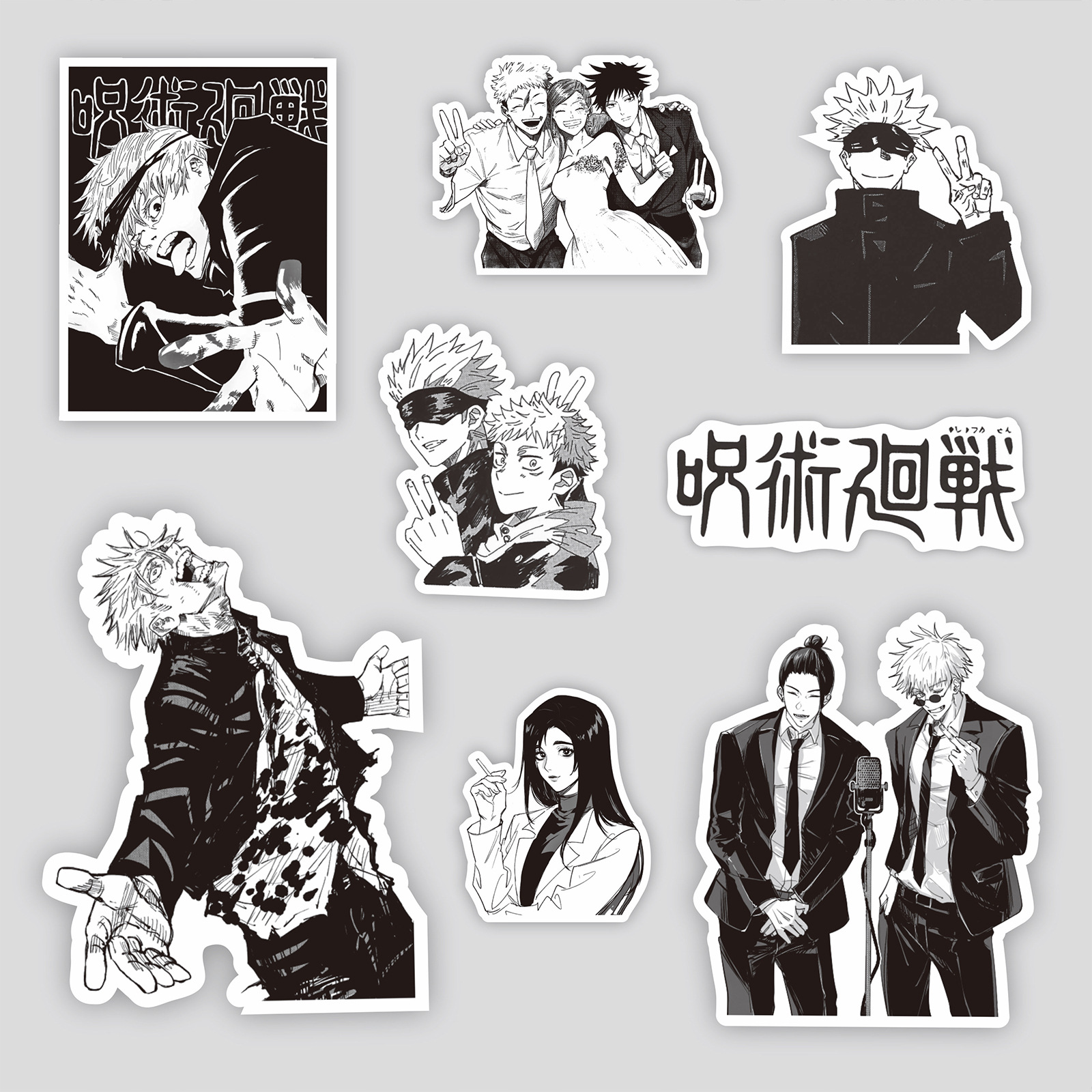 80 pçs anime jujutsu kaisen adesivos dos desenhos animados legal itadori yuji satoru gojo graffiti decalques adesivo para telefone bagagem portátil