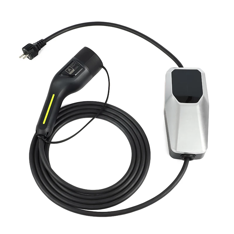 Typ 1 Typ 2 EV Ladegerät Ladebox elektrisch für Elektroauto 6a-16a 10 Meter 4 Meter 1 Phase Evse Ladekabel Modus 2